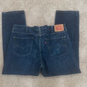 Levi's Men's 514 Dark Blue Straight Jeans W38 L30